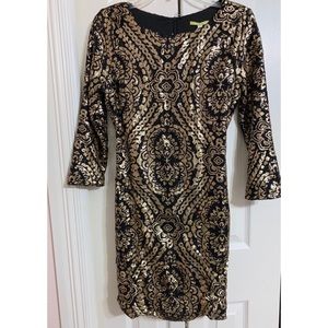 Sequin fall mini long sleeve dress! Beautiful!!